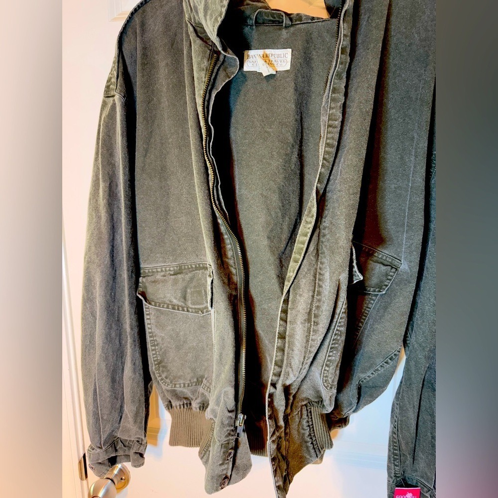 Banana Republic Women's Bomber Jacket‎ Vintage Military Size Small - Picture 5 of 10